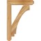 Ekena Millwork Imperial Craftsman Rough Sawn Bracket, Western Red Cedar, 4"W x 24"D x 36"H BKT04X24X36IMP04RWR - alternate 2